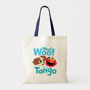 Sesame Street Woof Woof It's Tango & Elmo Tote Bag