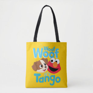 Sesame Street Woof Woof It's Tango & Elmo Tote Bag