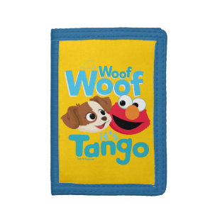 Sesame Street   Woof Woof It's Tango & Elmo Trifold Wallet