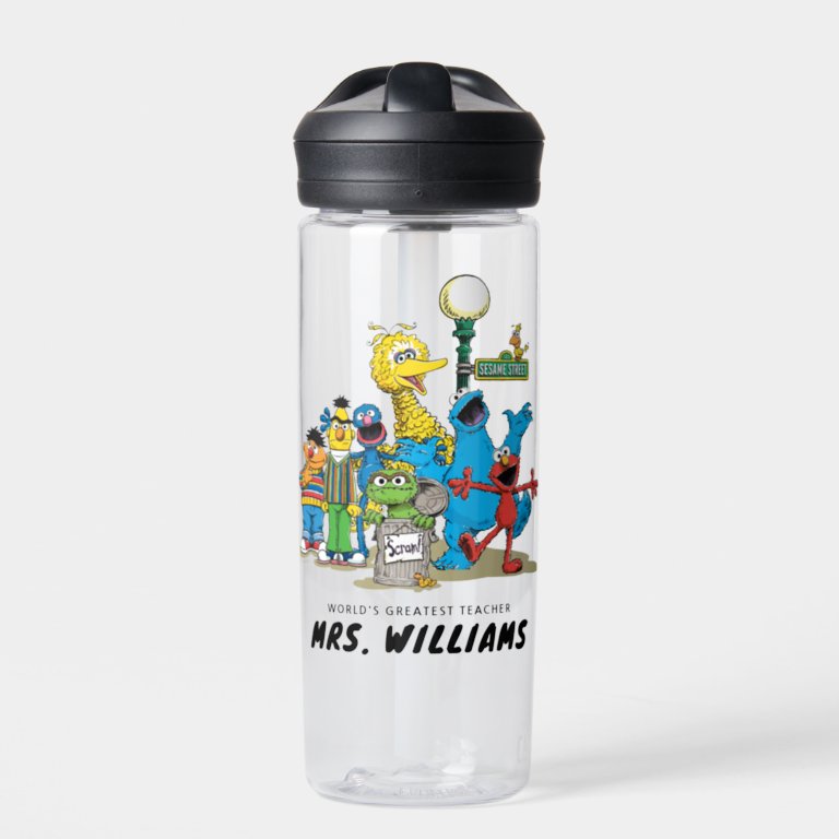 Sesame Street | World&#39;s Greatest Teacher Water Bottle