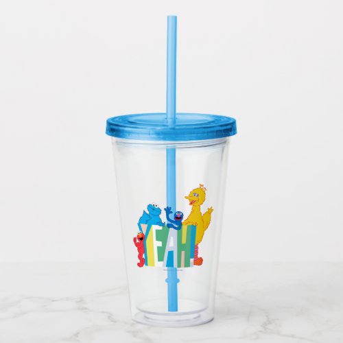 Sesame Street Yeah Acrylic Tumbler