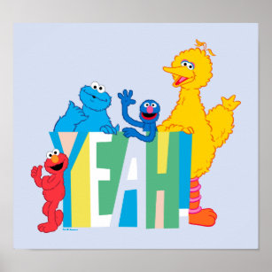 Elmo St. Louis Cardinals 11 x 17 Sesame Street Poster Print