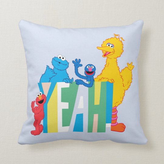 sesame street throw pillow