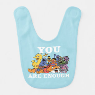 Sesame Street You Are Enough Baby Bib
