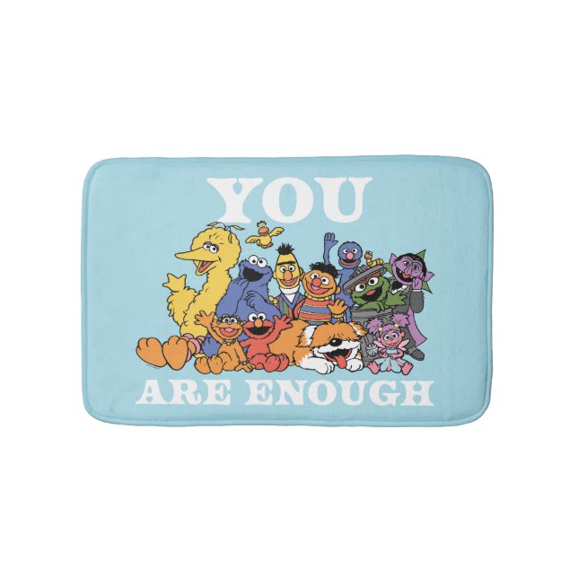 Sesame Street | You Are Enough Bath Mat (Front)
