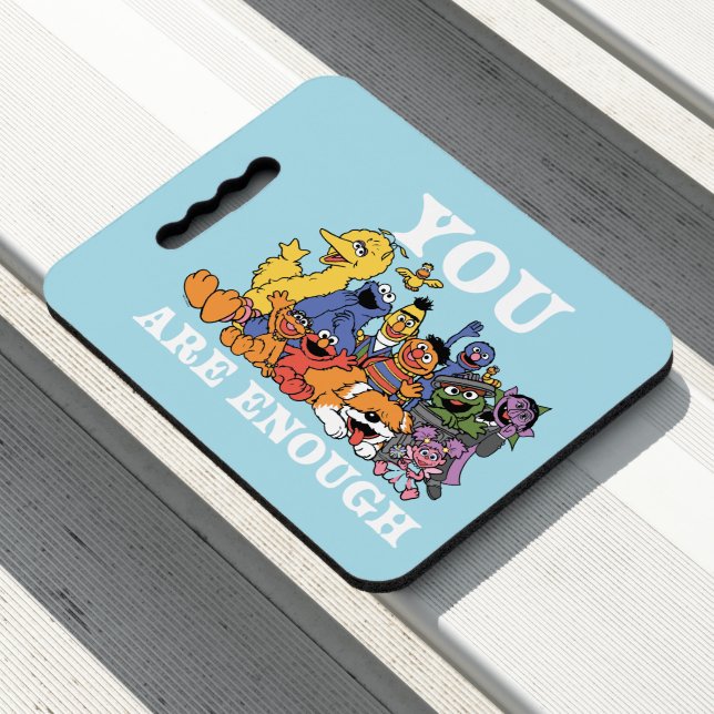 Sesame Street | You Are Enough Seat Cushion (In Situ)