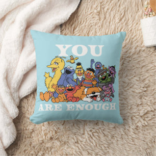 Sesame Street You Are Enough Throw Pillow