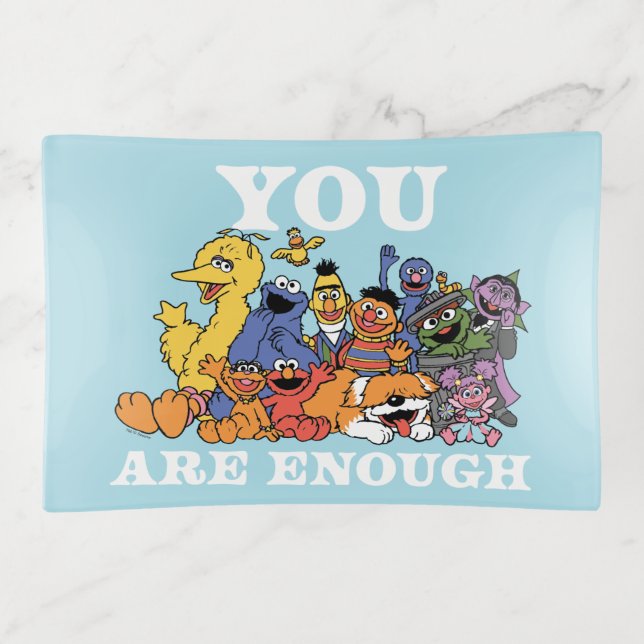 Sesame Street | You Are Enough Trinket Tray (Front)