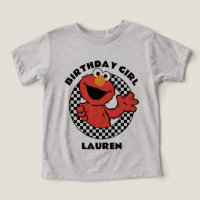 Sesame Street's Elmo Checkered Birthday Girl