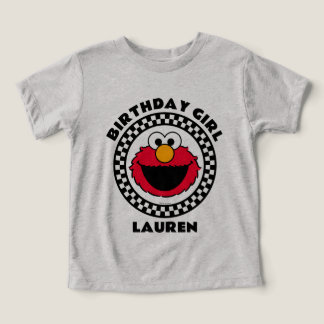Sesame Street's Elmo Checkered Birthday Girl Toddler T-shirt
