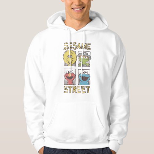 Sesame StreetVintage Character Comic 2 Hoodie