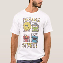 Sesame StreetVintage Character Comic 2 T-Shirt