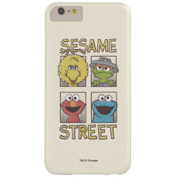 Sesame StreetVintage Character Comic Barely There iPhone 6 Plus Case