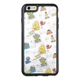 Sesame StreetVintage Comic Pattern OtterBox iPhone 6/6s Plus Case