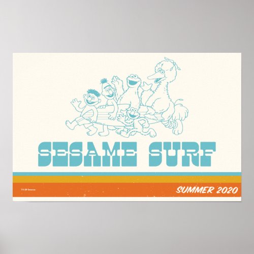 Sesame Surf  Summer 2020 Poster