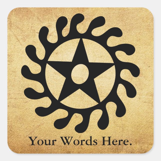 Sese Wo Soban | Life Changes & Transitions Symbol Square Sticker (Front)