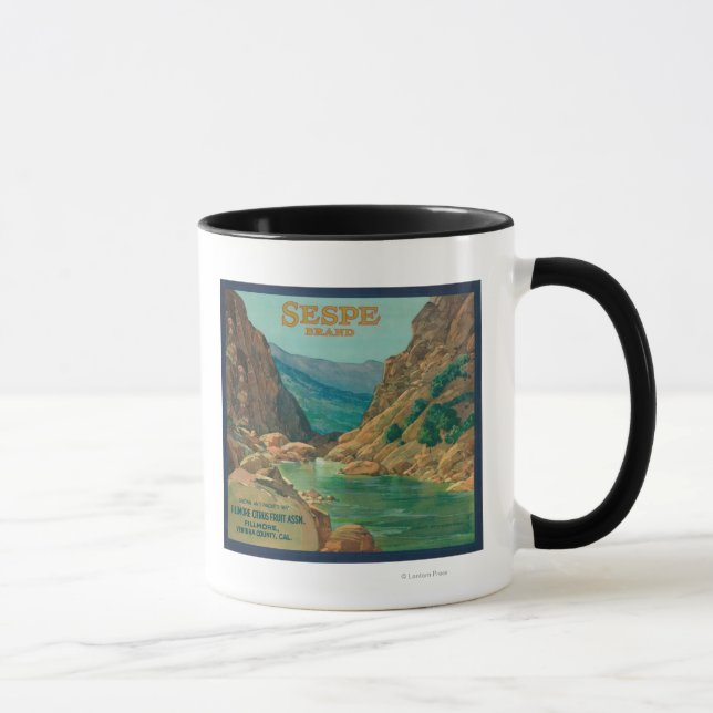 Sespe Orange LabelFillmore, CA Mug (Right)