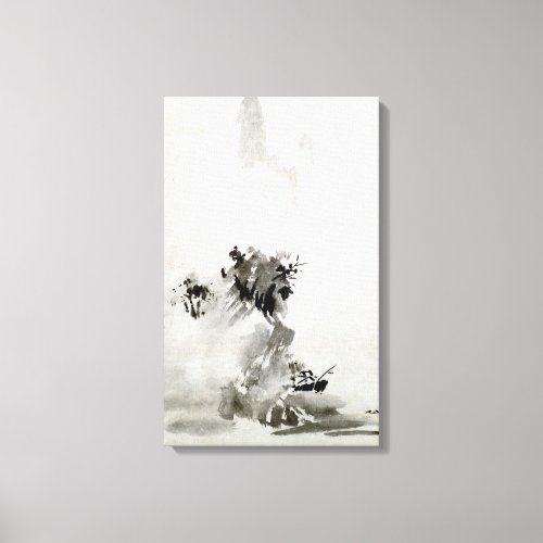 Sesshu Toyo Haboku_Sansui Landscape Canvas Print