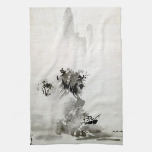 Sesshu Toyo Haboku-Sansui Landscape Kitchen Towel