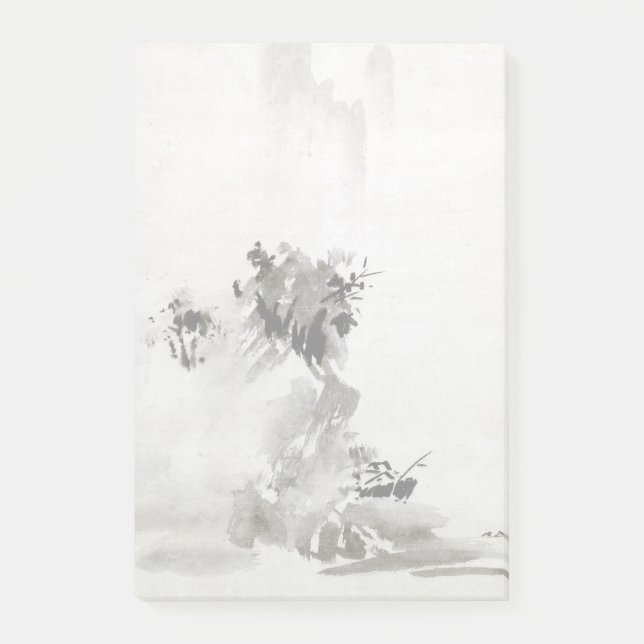 Sesshu Toyo Haboku-Sansui Landscape Post-it Notes (Front)