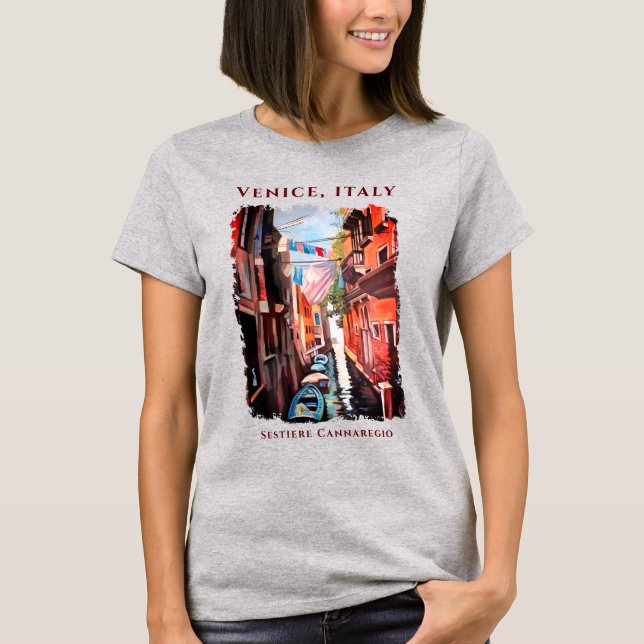 Sestiere Cannaregio | Venice, Italy T-Shirt (Front)