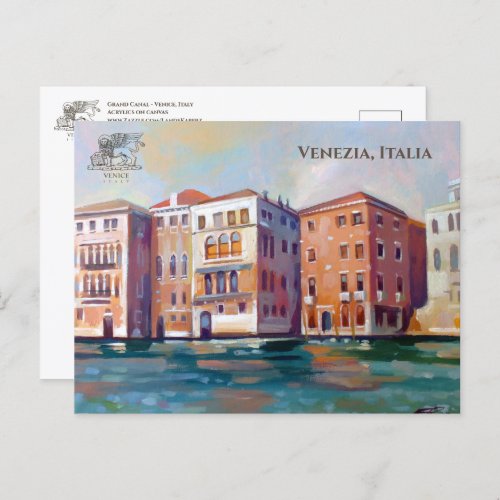 Sestiere San Marco  Venice Italy Postcard