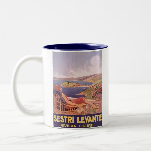 SESTRI LEVANTE Two-Tone COFFEE MUG (Left)