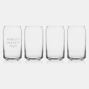 Set 4 Wine Glasses for Mother's Day Gift