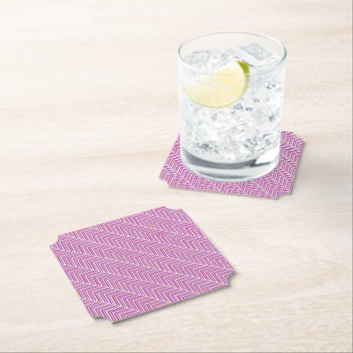 Set 6 cardboard posters with geometric design paper coaster