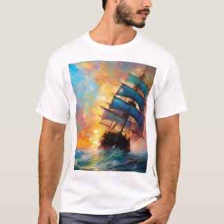 Set an adventure on sea with this pirate T-Shirt