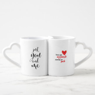 Set by Mugs Valentine's Day "Just You and Me"