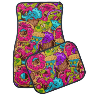 Set de alfombrillas de auto car floor mat