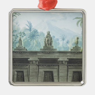 Set design for Act I Scene xv of 'The Magic Metal Ornament