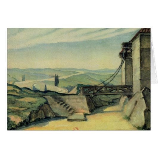 Set design for Act II of the opera 'Fidelio' Cards (Front Horizontal)