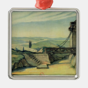 Set design for Act II of the opera 'Fidelio' Metal Ornament