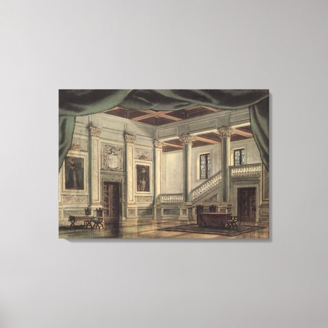 Set design for Act III Canvas Print (Front)