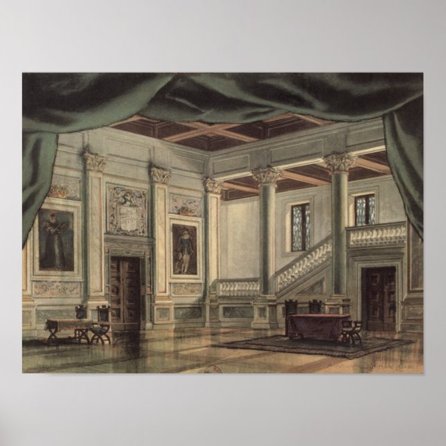 Set design for Act III Poster (Front)