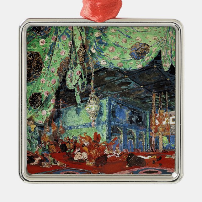 Set design for 'Scheherazade' Metal Ornament (Front)