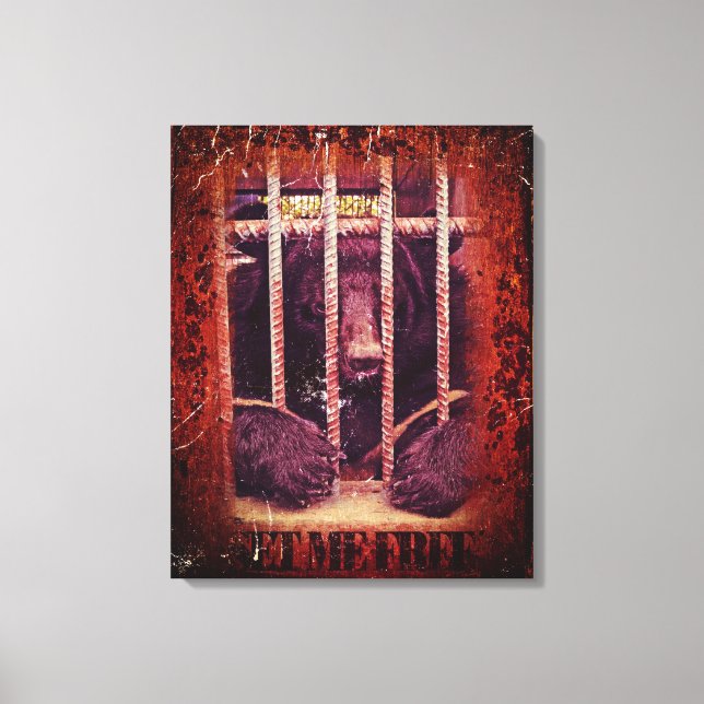 Set me free - Wrapped Canvas Print (Front)