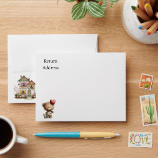 Set of 10 Customized Mailing Envelopes