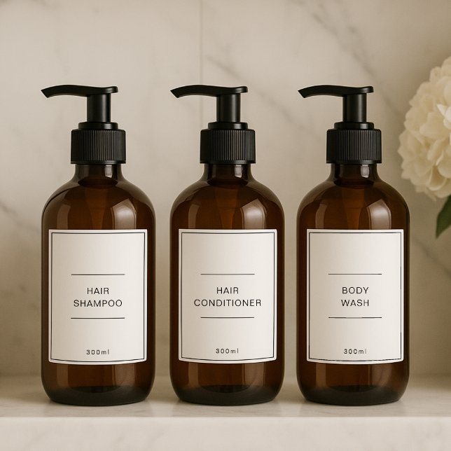 Set of 12 Personalized Waterproof bathroom Labels (Creator Uploaded)