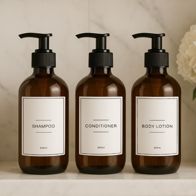 Set of 12 Personalized Waterproof Household Labels (Creator Uploaded)