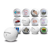 Set of 12 Refinished TP5 Taylormade Golf Balls (Front)