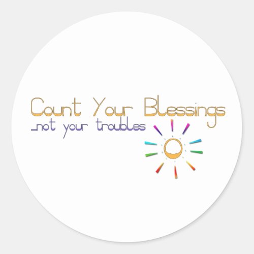 Set of 20 Stickers with an inspirational message