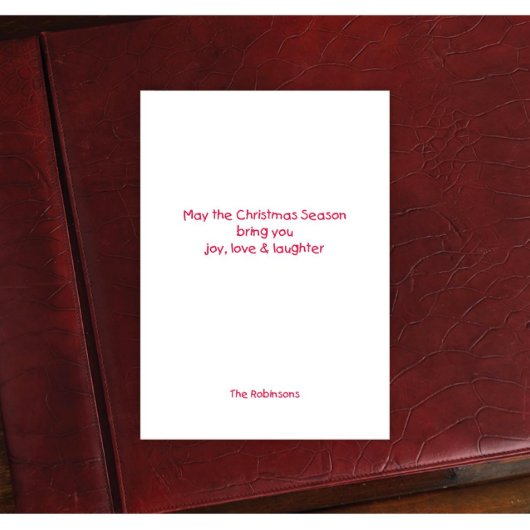 Set of 24 Classic Jolly Snowman Christmas Cards (Inside Card)