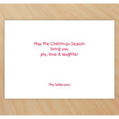 Set of 24 Let It Snow Snowmen Christmas Cards - (Inside Card)