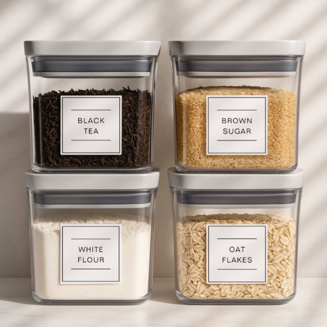 Set of 25 Personalized Waterproof Kitchen Labels (Creator Uploaded)