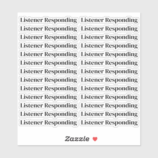 Set of 26 ABA Labels | Autism Therapy Stickers (Sheet)