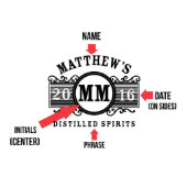 Set of 2 Engraved Eastham Whiskey Glasses (Example)