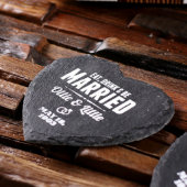 Set of 2 Slate Coasters and Stemless Wine Glasses (Top Right)